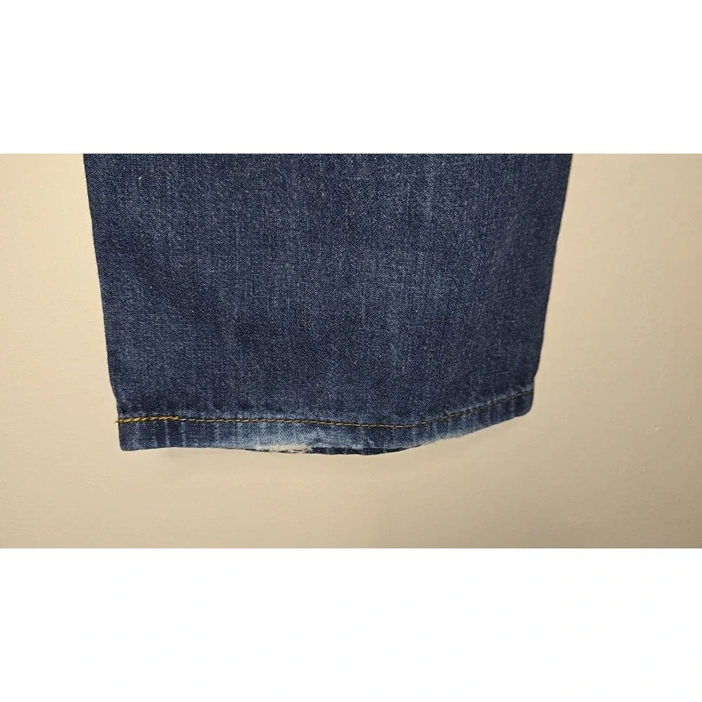 Levis 514 Mens Jeans 38x32 Blue Dark Wash‎ Regular Straight Western Normcore